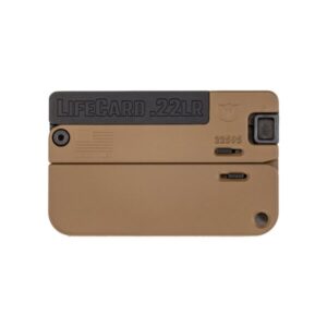 Trailblazer Firearms LifeCard 22LR Folding Pistol – Black/Brown