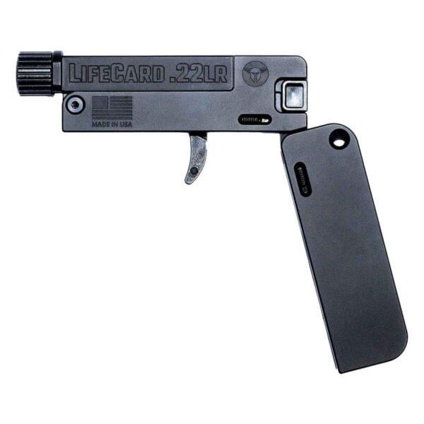 Trailblazer LifeCard .22LR Folding Pistol – 2.5" Barrel, Black Aluminum